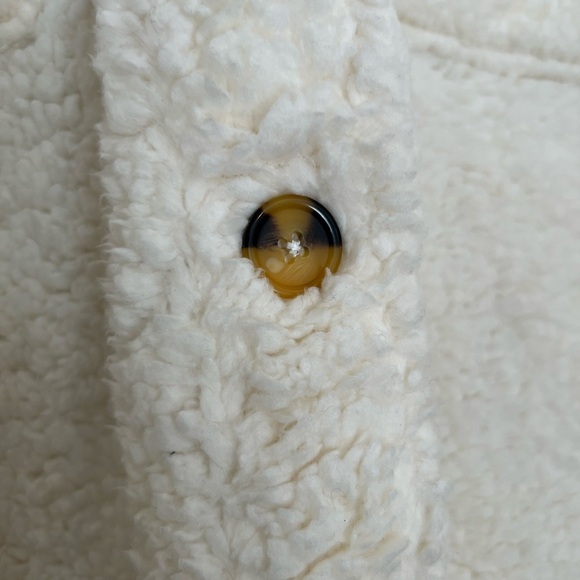 No Boundaries Women’s Sherpa Fleece Jacket XXXL (21) White - Picture 3 of 5